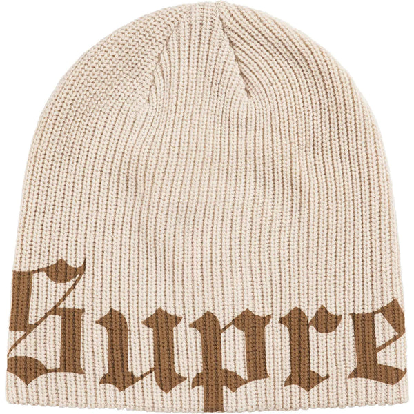 SUPREME OLD ENGLISH PRINTED BEANIE SS26