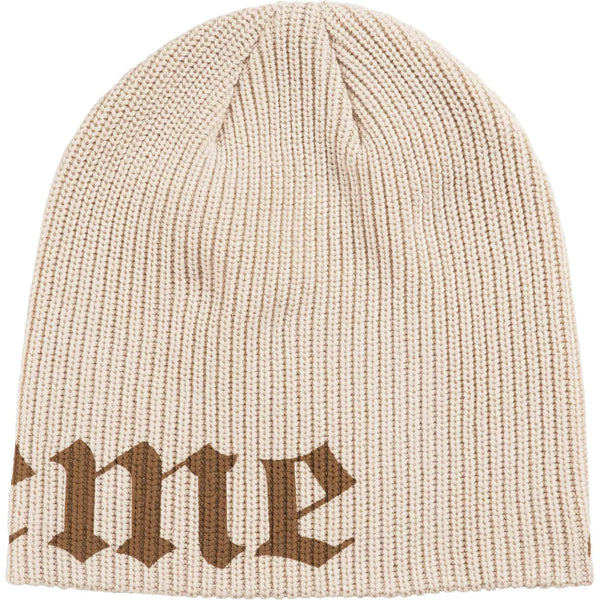 SUPREME OLD ENGLISH PRINTED BEANIE SS26