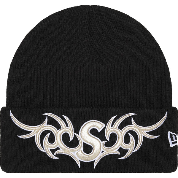SUPREME NEW ERA TRIBAL S LOGO BEANIE