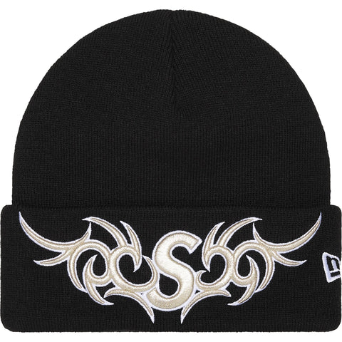 SUPREME NEW ERA TRIBAL S LOGO BEANIE