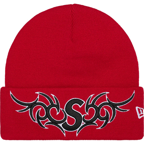 SUPREME NEW ERA TRIBAL S LOGO BEANIE