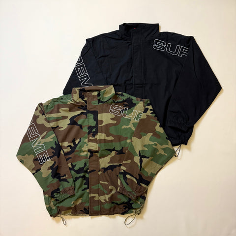 SUPREME SPELLOUT EMBROIDERED RIPSTOP TRACK JACKET