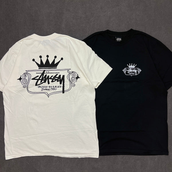 STUSSY BUILT TO LAST TEE PIGMENT DYED