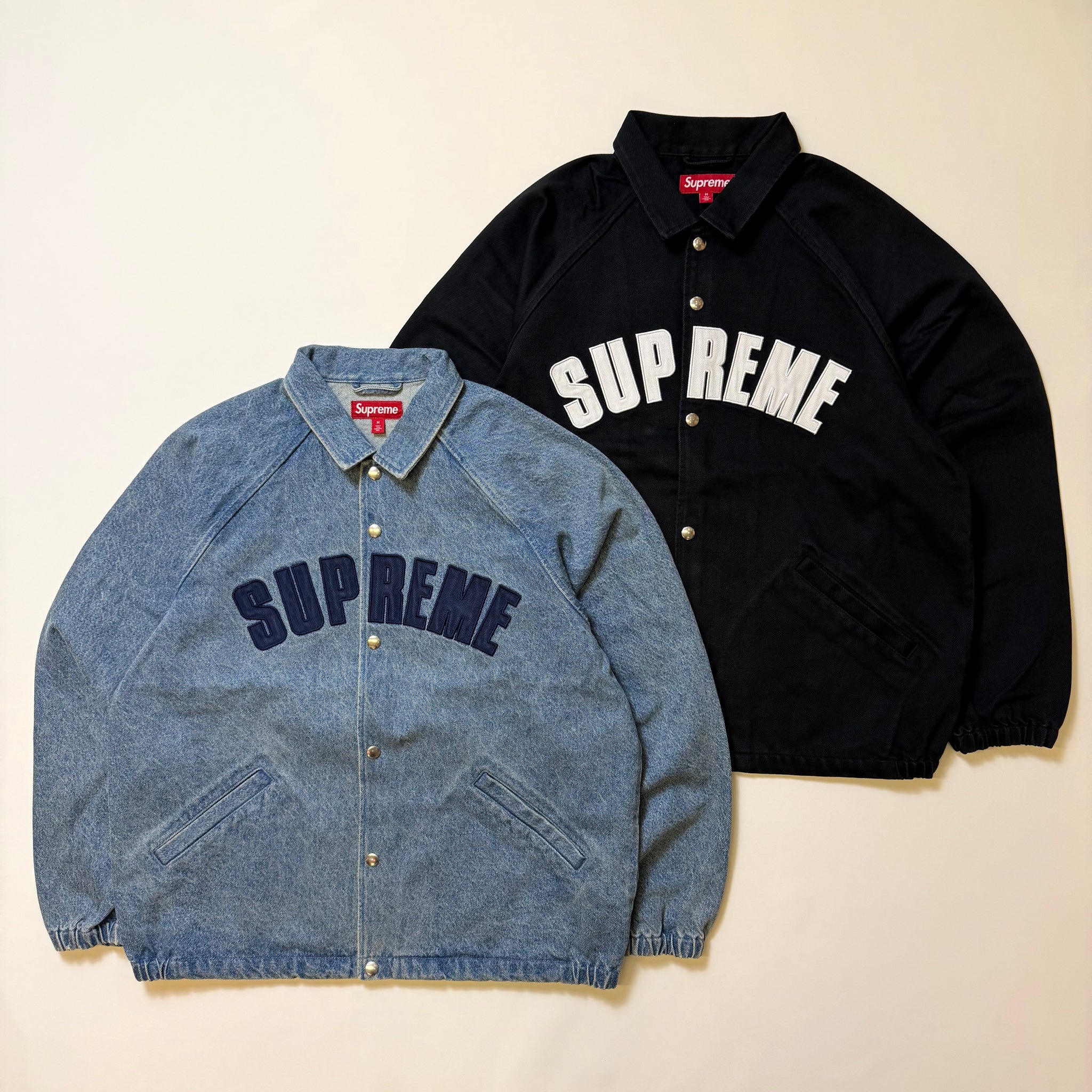 SUPREME ARC DENIM COACHES JACKET