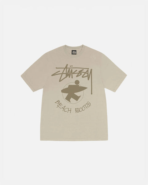 STUSSY BEACH ROOTS TEE PIGMENT DYED