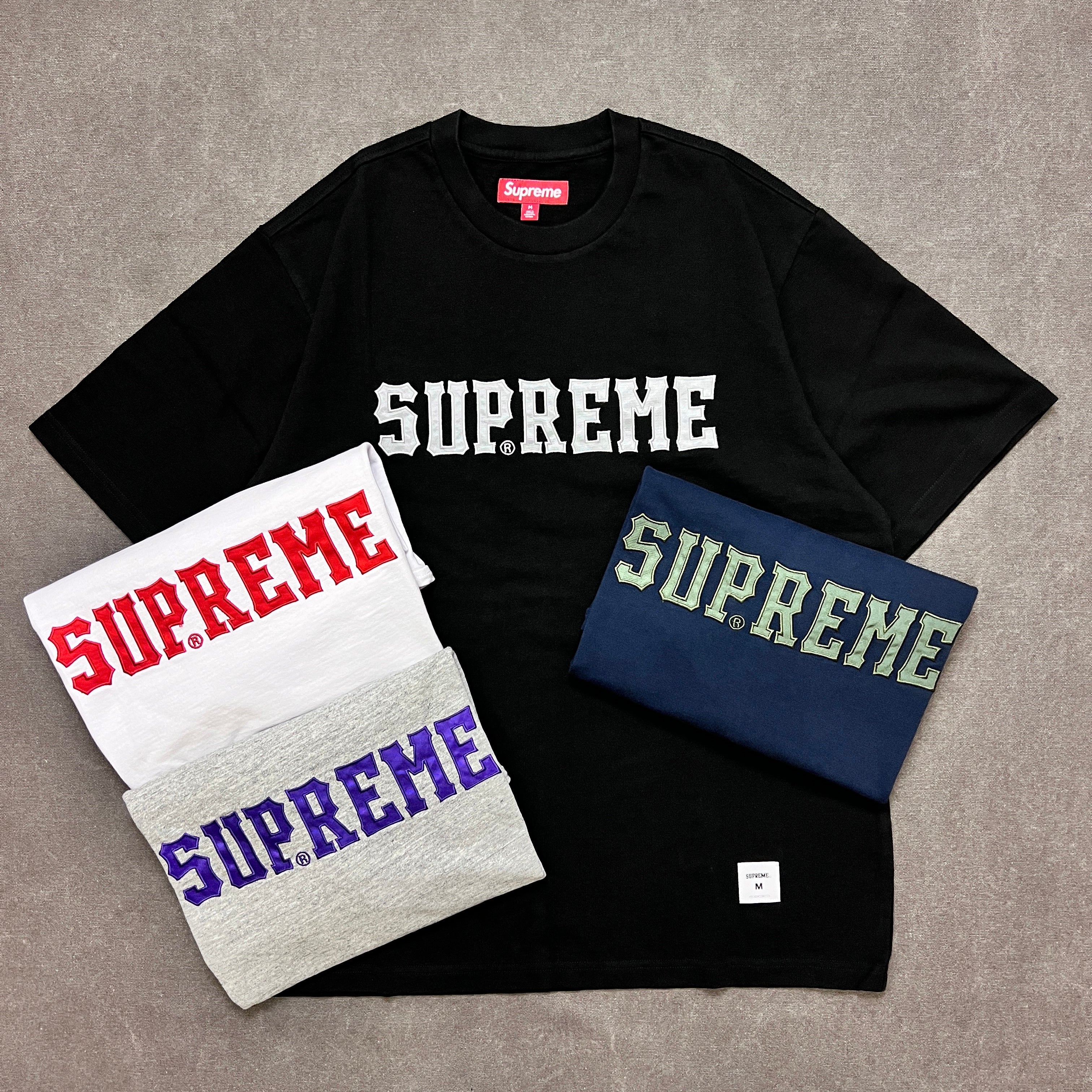 Supreme Twill Appliqué S S Top (FW24) - $78