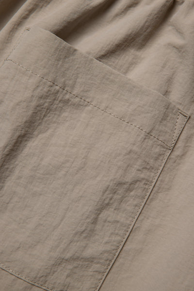 [PRE ORDER]-JJJJOUND CAMPER SHORT "TAUPE" SS26