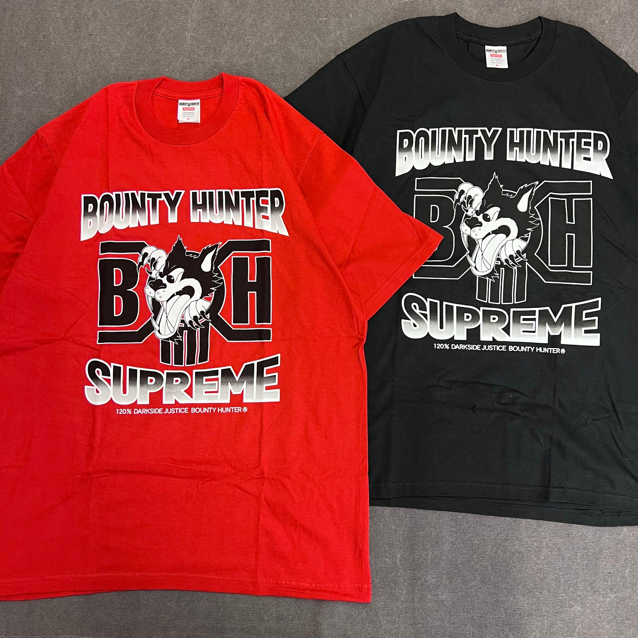 Supreme Bounty Hunter Wolf Tee Black L-