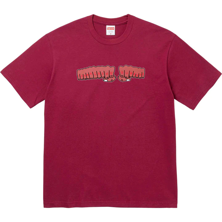 supreme Toy Machine Fist Tee White Ｍ Supreme Toy Machine Fist Tee (SS24) - $44