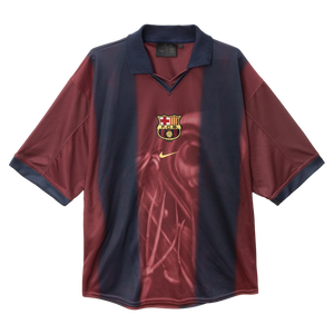 CJ X NIKE X FC BARCELONA RETRO 2000/01 HOME SKELETON JERSEY