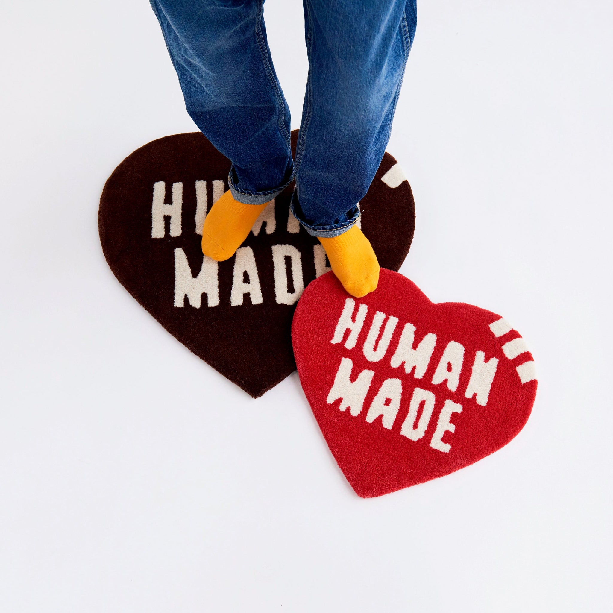 HUMAN MADE HEART RUG MEDIUM