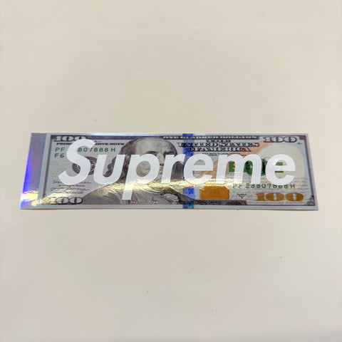 SUPREME USD BOX LOGO STICKER FW25
