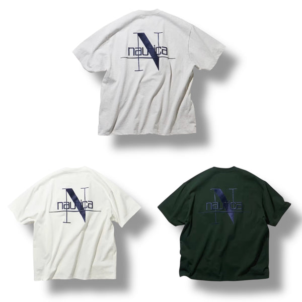 NAUTICA JP BACK EMBROIDERY POCKET TEE