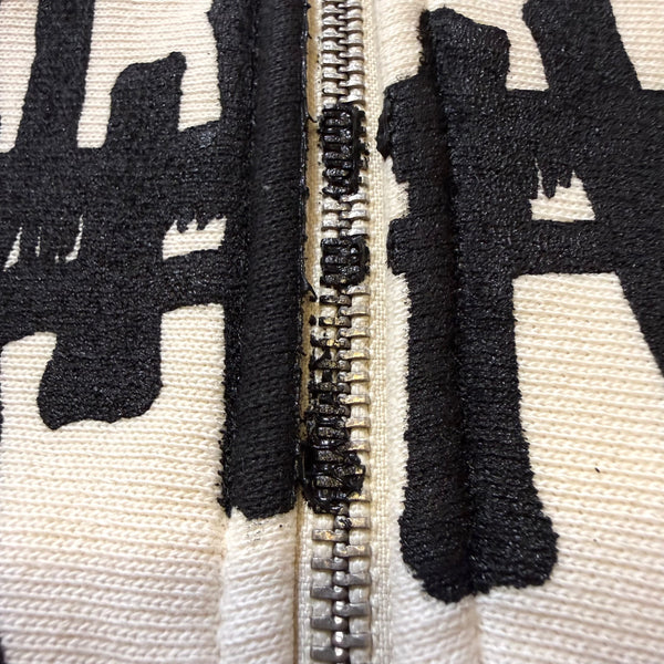 STÜSSY SKULLS ZIP HOODIE PIGMENT DYED