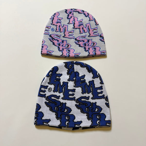 SUPREME SLANTED GOTHIC OUTLINE BEANIE