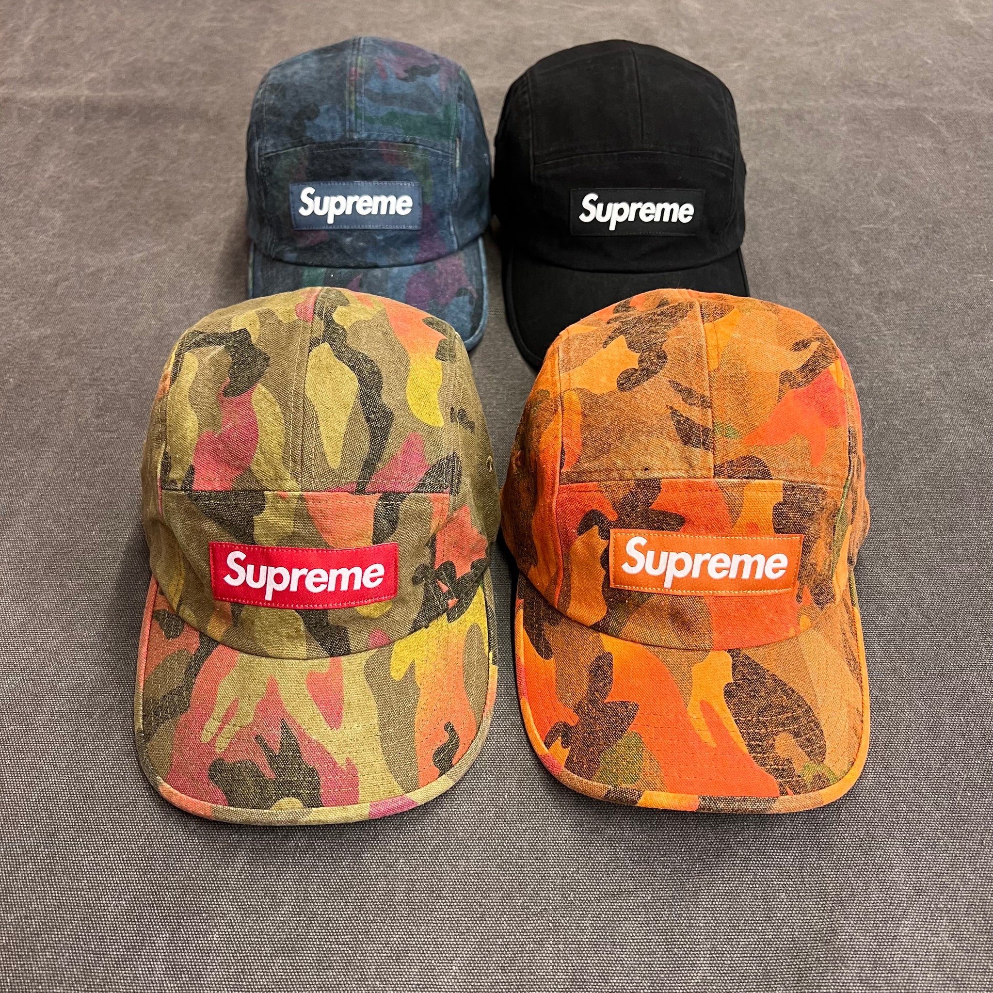 Supreme Washed Canvas Boonie Navy Camo