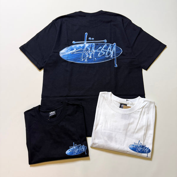 STUSSY WAVE OVAL TEE