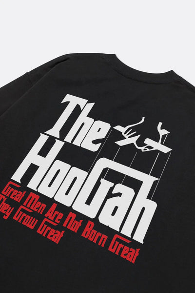 HOOGAH 24SS GOD FATHER S/S TEE "BLACK"