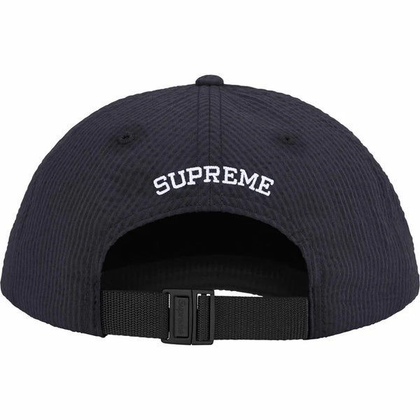 SUPREME SEERSUCKER S LOGO 6 PANEL