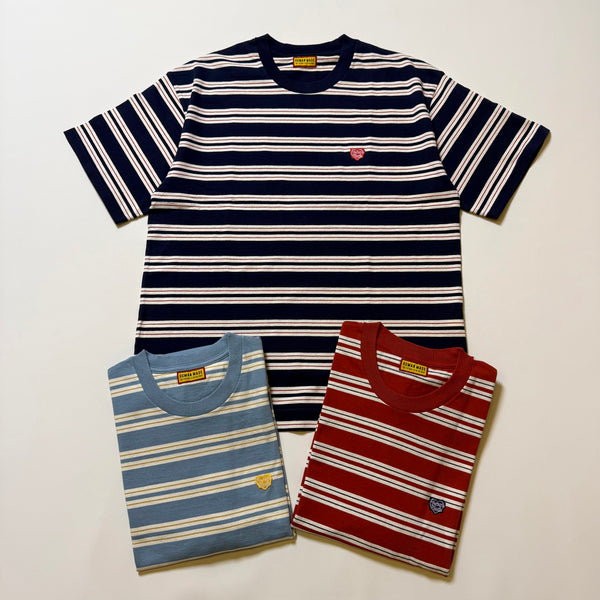 HUMAN MADE STRIPED T-SHIRT HM31CS022