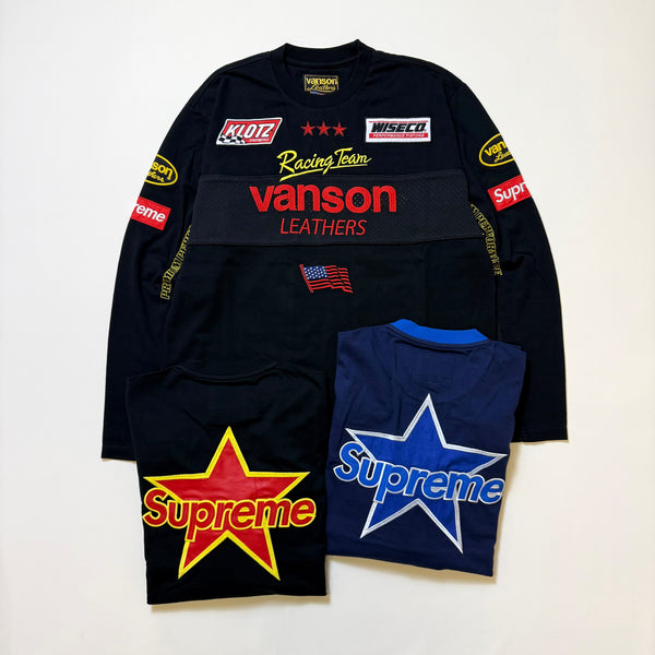 SUPREME VANSON LEATHERS L/S TOP