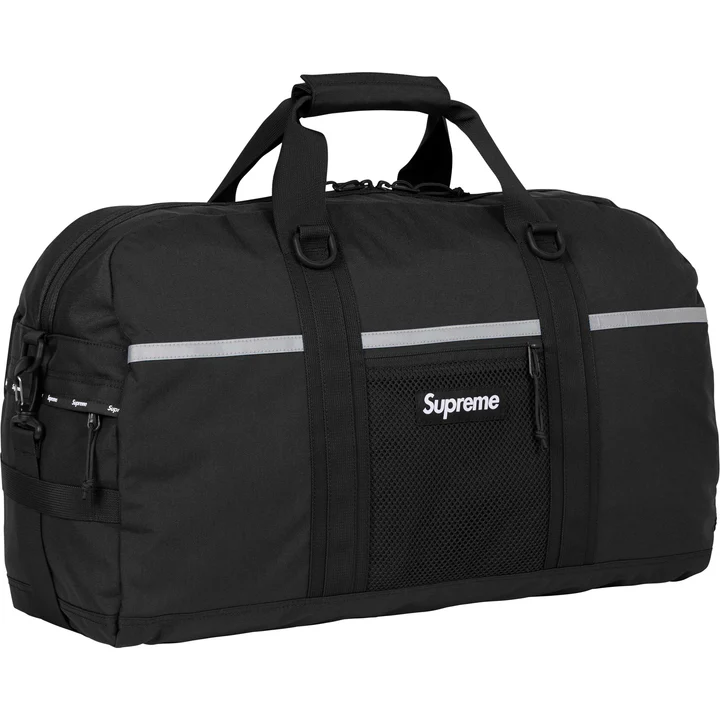 バッグ supreme 2018ss duffle bag Supreme Large Duffle Bag SS18 Black Large Cordura Bag BRAND