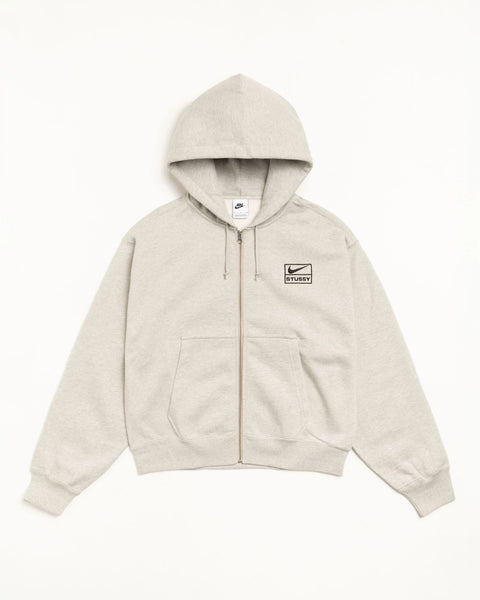 STÜSSY & NIKE STONE WASHED FLEECE ZIP HOODIE