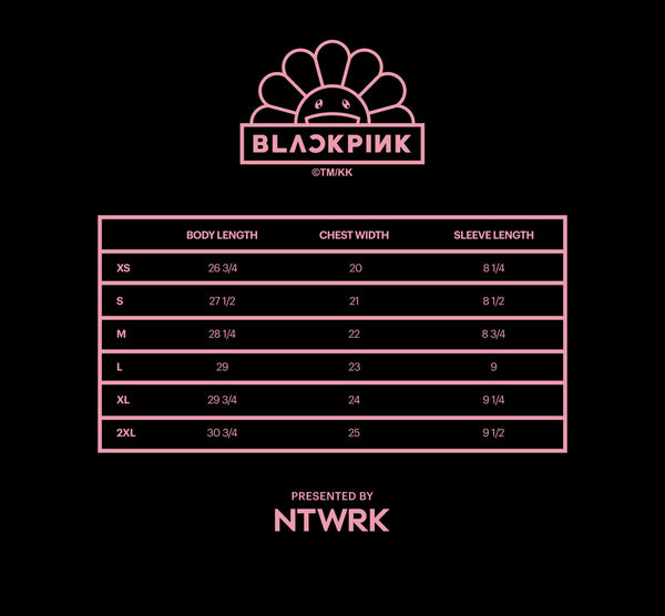 BLACKPINK + TAKASHI MURAKAMI FLOWER GARDEN T-SHIRT