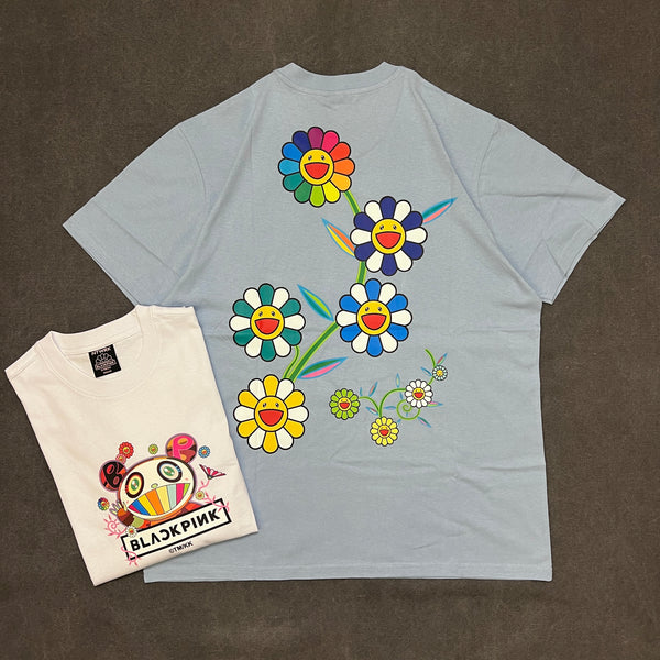 BLACKPINK + TAKASHI MURAKAMI FLOWER GARDEN T-SHIRT