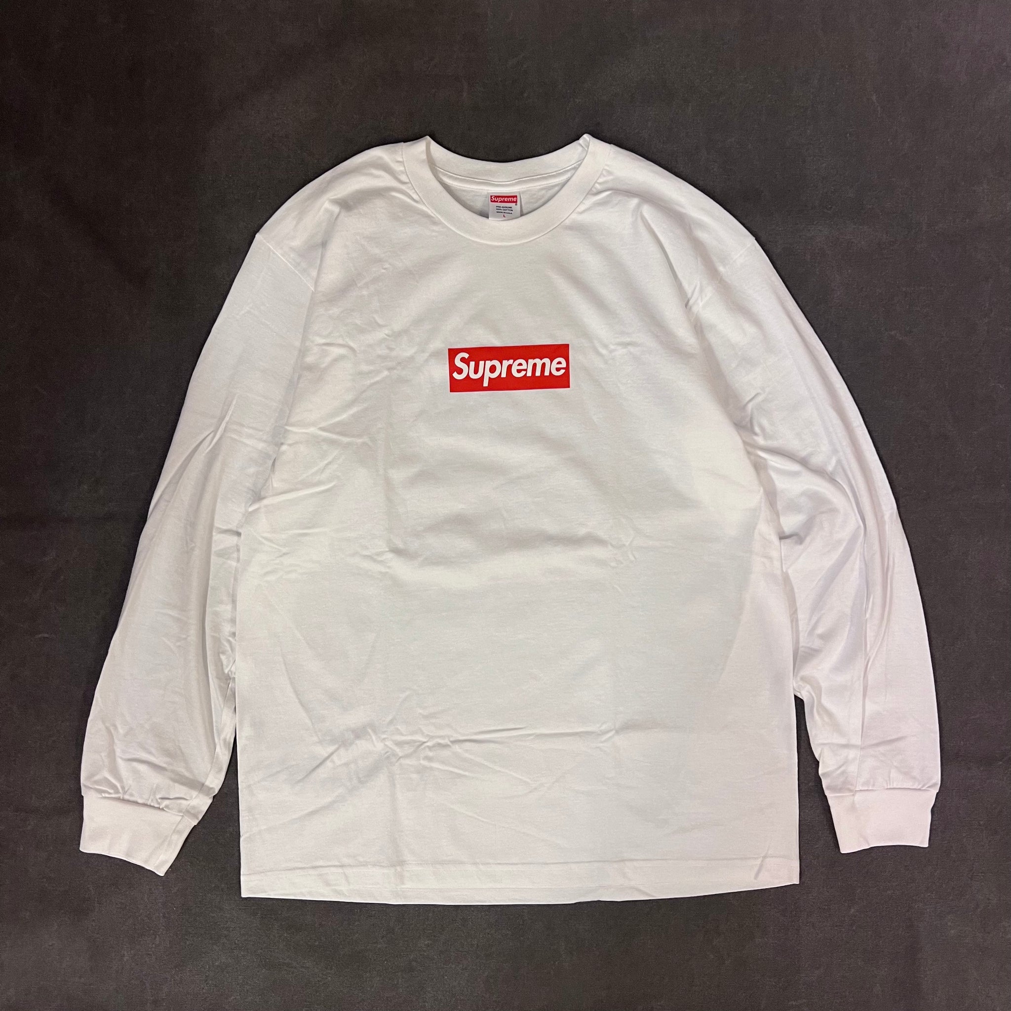 【納品書原本あり】Supreme Box Logo L/S Tee White SUPREME BOX LOGO L/S TEE – Trade Point_HK