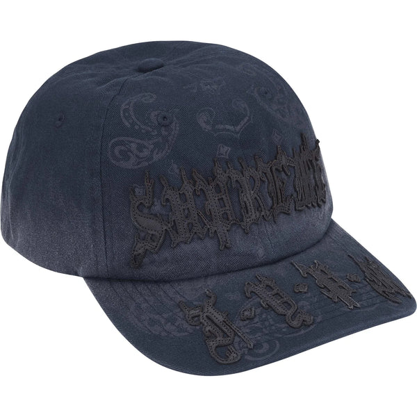 SUPREME LEATHER APPLIQUE 6 PANEL