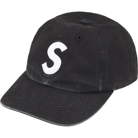 SUPREME PIGMENT COATED 2 TONE S LOGO 6 PANEL
