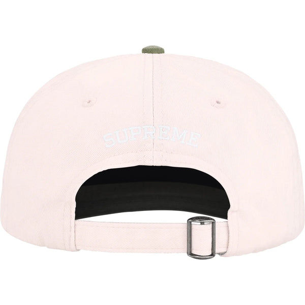 SUPREME PIGMENT COATED 2 TONE S LOGO 6 PANEL