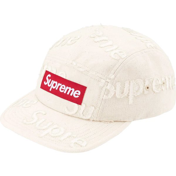 SUPREME LASERED DENIM CAMP CAP