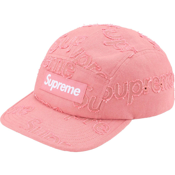 SUPREME LASERED DENIM CAMP CAP