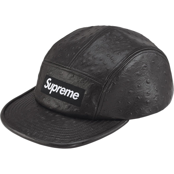SUPREME OSTRICH EMBOSSED LEATHER GORE TEX CAMP CAP