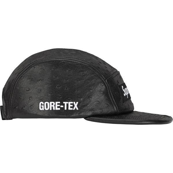 SUPREME OSTRICH EMBOSSED LEATHER GORE TEX CAMP CAP