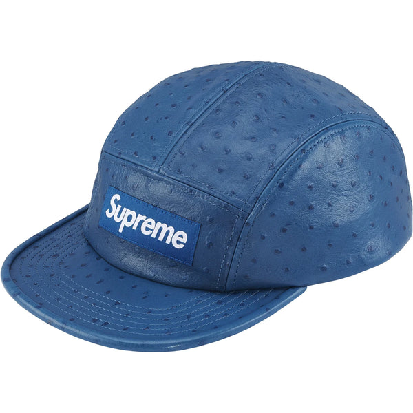 SUPREME OSTRICH EMBOSSED LEATHER GORE TEX CAMP CAP