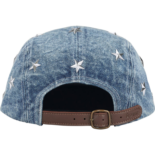 SUPREME STARS STUDDED DENIM CAMP CAP