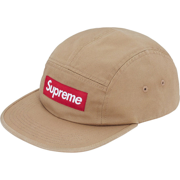 SUPREME WASHED CHINO TWILL CAMP CAP FW25