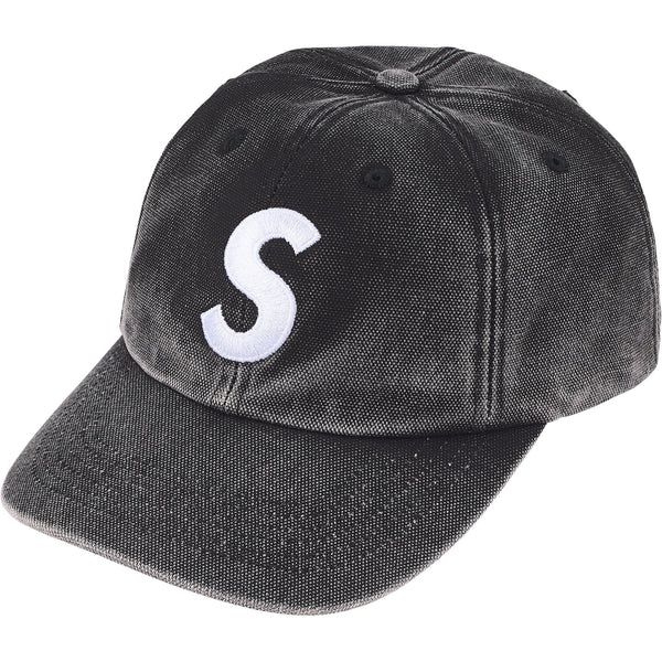 SUPREME PIGMENT COATED S LOGO 6 PANEL SS26