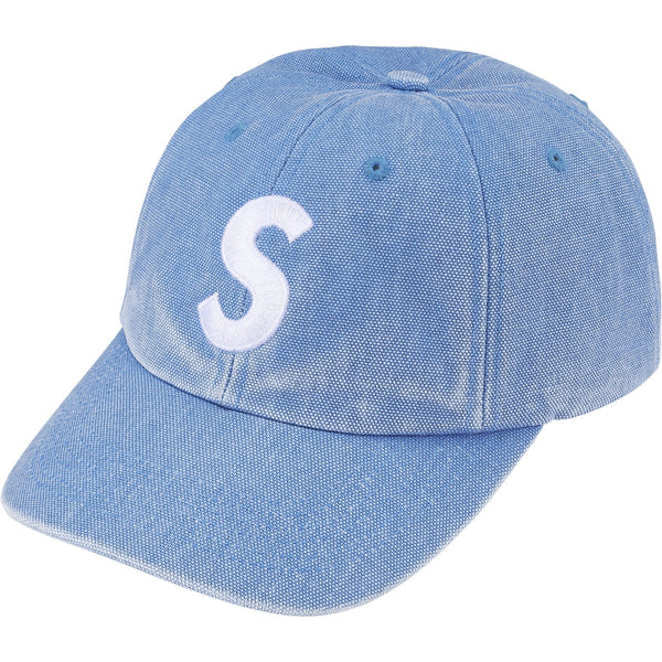SUPREME PIGMENT COATED S LOGO 6 PANEL SS26