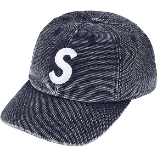 SUPREME PIGMENT COATED S LOGO 6 PANEL SS26