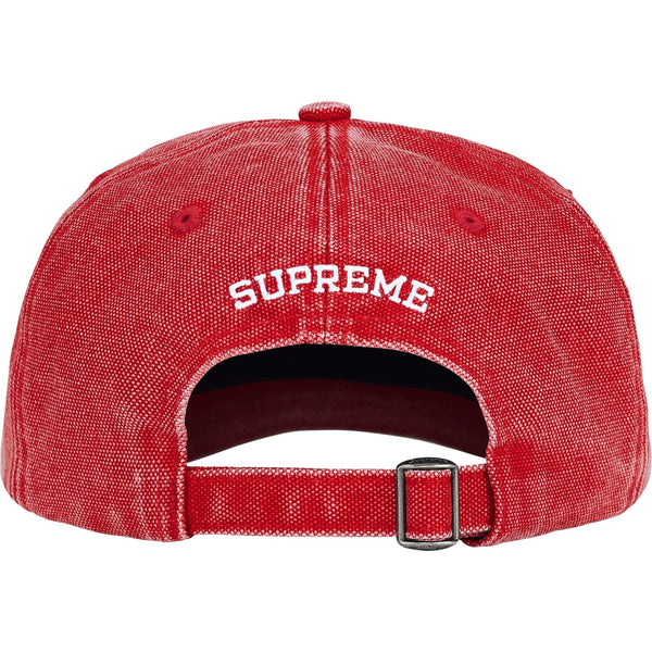 SUPREME PIGMENT COATED S LOGO 6 PANEL SS26