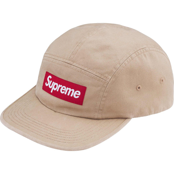 SUPREME WASHED CHINO TWILL CAMP CAP FW24