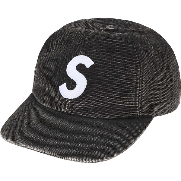 SUPREME PIGMENT COATED CANVAS S LOGO 6 PANEL