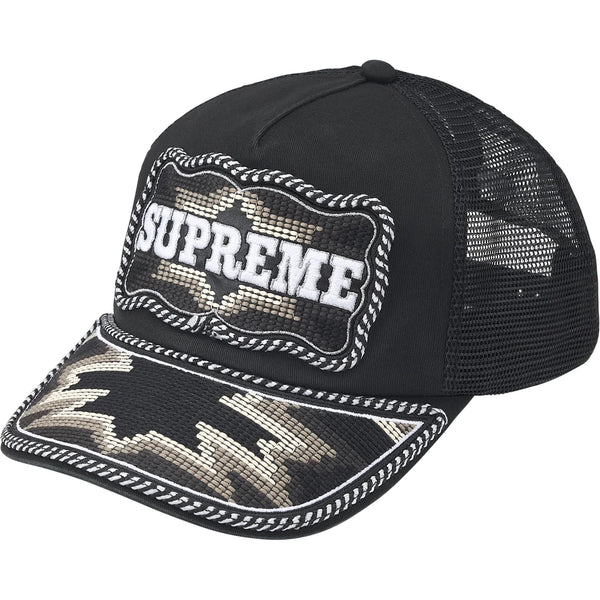 SUPREME WESTERN EMBROIDERED MESH BACK 5 PANEL