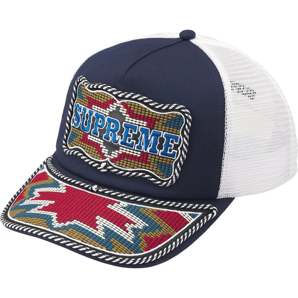 SUPREME WESTERN EMBROIDERED MESH BACK 5 PANEL