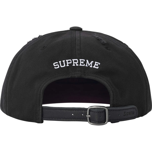 SUPREME DISTRESSED SCRIPT 6-PANEL