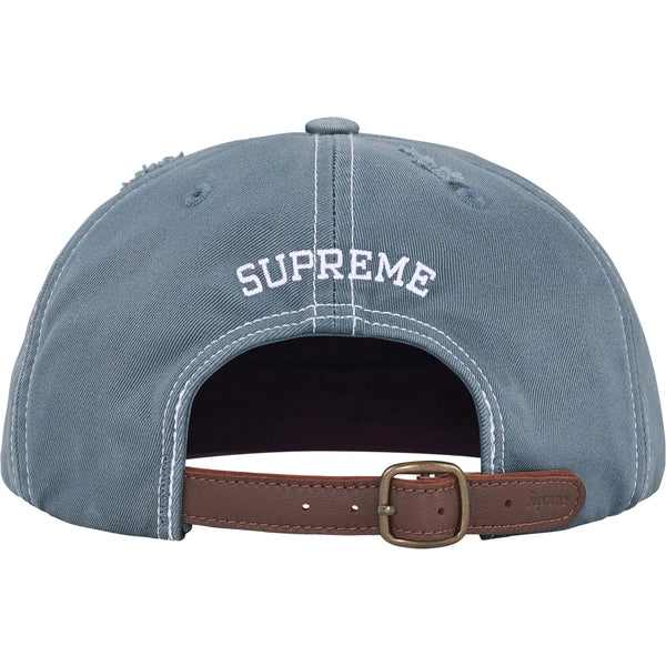 SUPREME DISTRESSED SCRIPT 6-PANEL